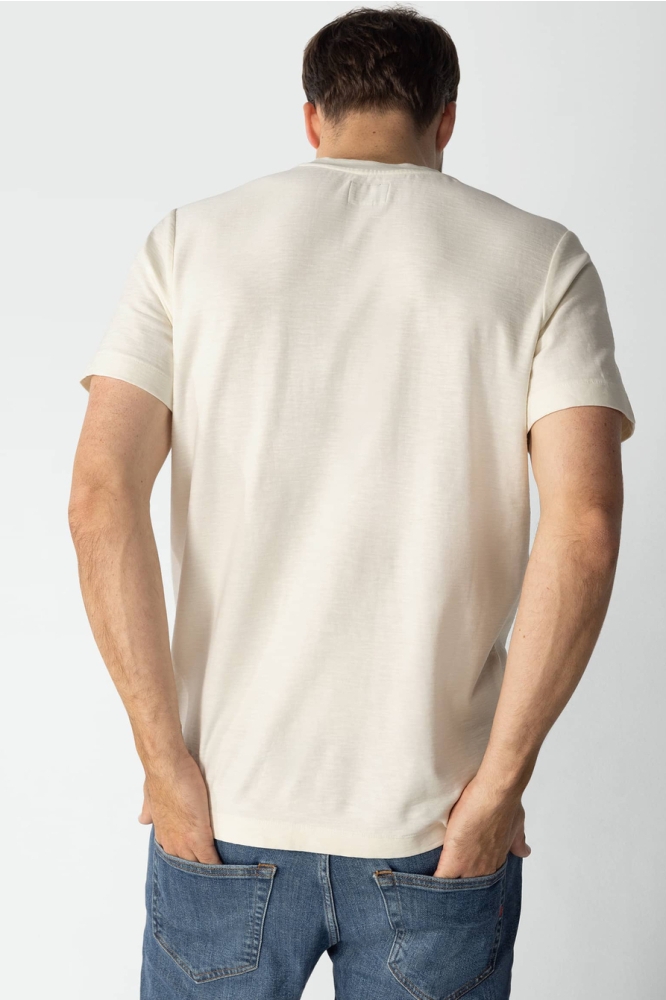 T SHIRT VAN ZWARE JERSEYSTOF MET SLUBS 36135088 1700